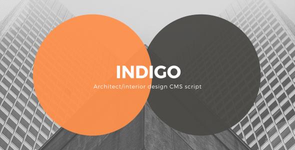 Indigo – Architect, Interior Design Agency CMS Script